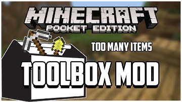 TOOLBOX MOD - Minecraft Pocket Edition (Too Many Items)