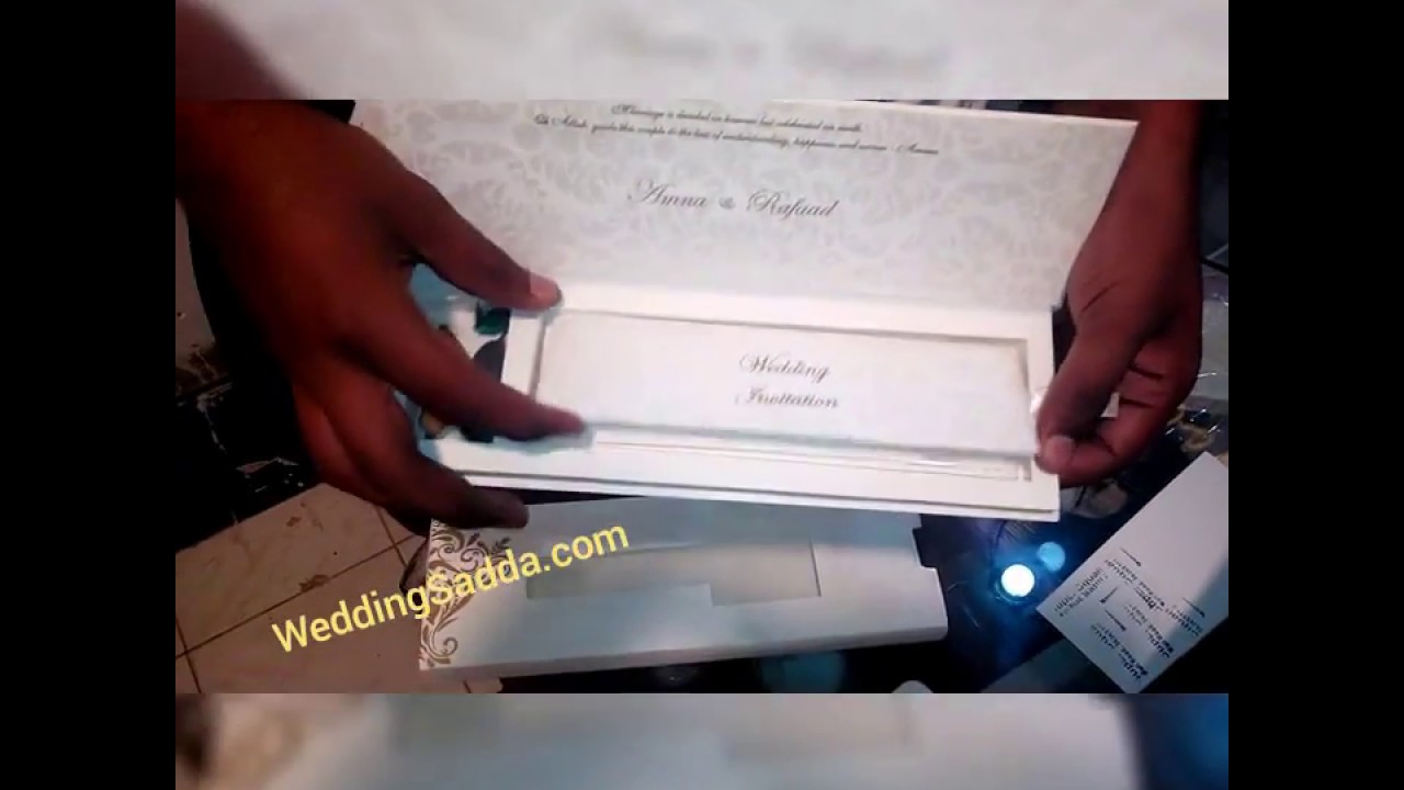 Box Wedding invitation Lahore Pakistan