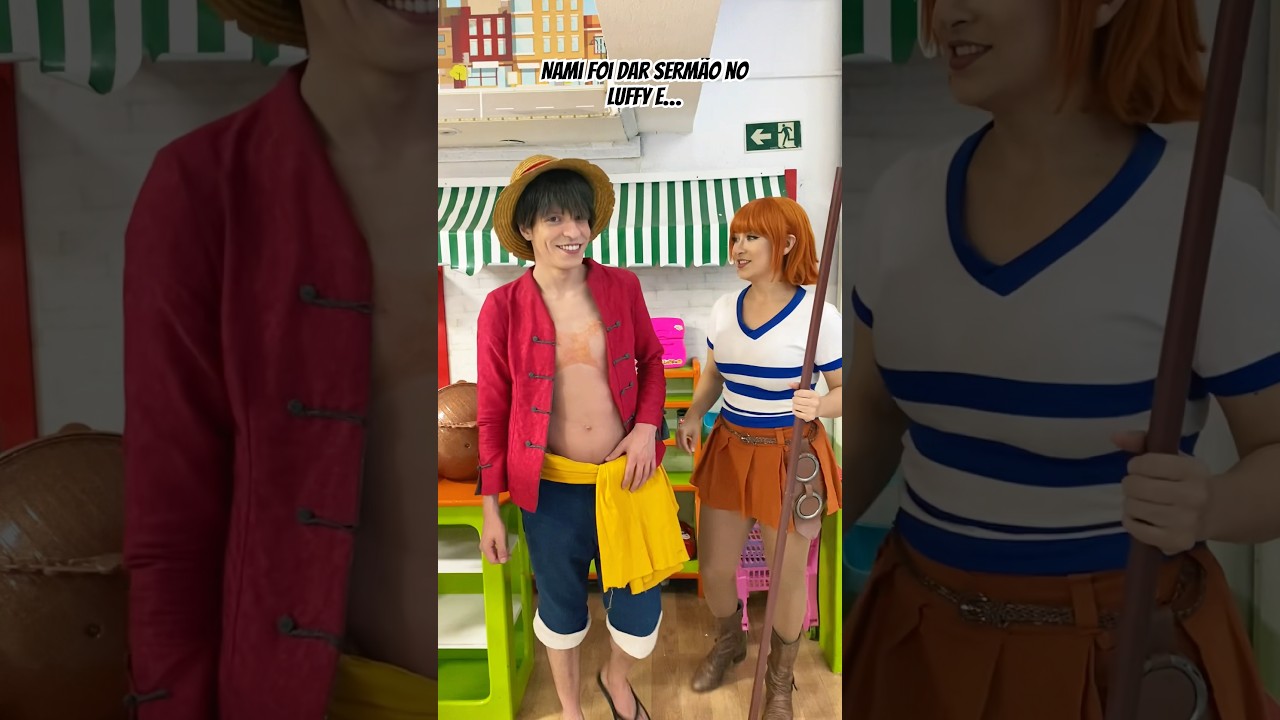 Luffy e Nami - aniversário de One Piece #onepiececosplay #onepiece