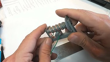 3D printed variable Inductor. Testing phase.