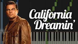 Welcome to the blue notes piano tutorial channel! learn california
dreamin' by mamas and papas which features in quentin tarantino's new
film once up...