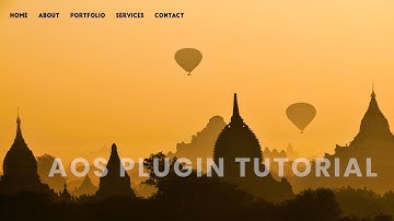 Navbar Fixed Top after Scrolling using AOS plugin