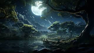 Celestial Nightfall Echoes 💤   Melodies to Relieve Stress