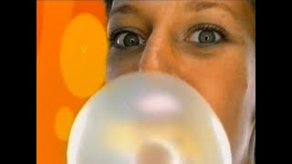 Bubble Gum Blowing In Super Rtl Werbung 2004