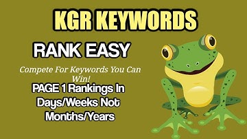 Keyword Golden ratio| KGR Keywords| How to find KGR Keywords| Fiverr Gig KGR Keywords Research
