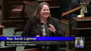 State Representative Sarah Lightner - FFA Day Floor Speech