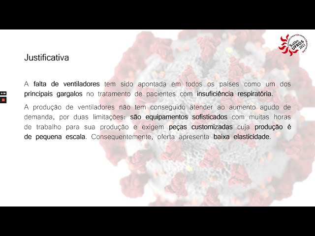 Aperfeiçoamento da automação de ventilador pulmonar de baixo custo para tratamento da COVID-19