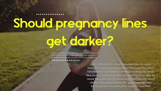 Should pregnancy lines get darker - Is a dark line on a pregnancy test a good sign
