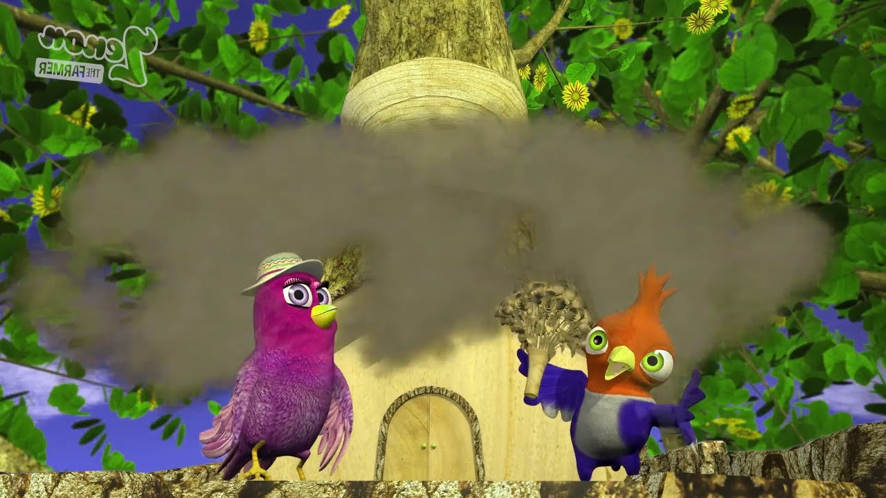 Woodpecker Destroyed Ms Berdie House //Klasky Csupo 2001 Effects