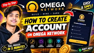 How to Create an Omega Network Account📱 |Full Registration Guide screenshot 1