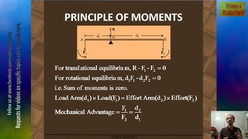 NCERT 11th Class : Systems of Particles & Rotational Motion - III : Equilibrium of a rigid body