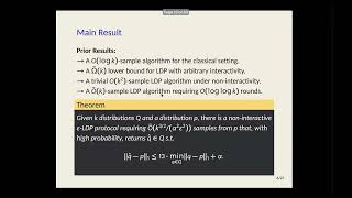 A&C Seminar: Mat Regehr - Query-Efficient Locally Private Hypothesis Selection via the Scheffe Graph