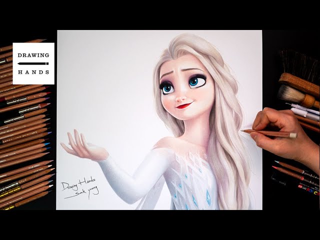 New Frozen 2 with Elsa in white dress and her hair down  and mobile Elsa  Anime HD wallpaper  Peakpx