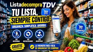 🛒 TDV Shopping List to Organize Your Shopping Easily and Quickly FREE screenshot 2