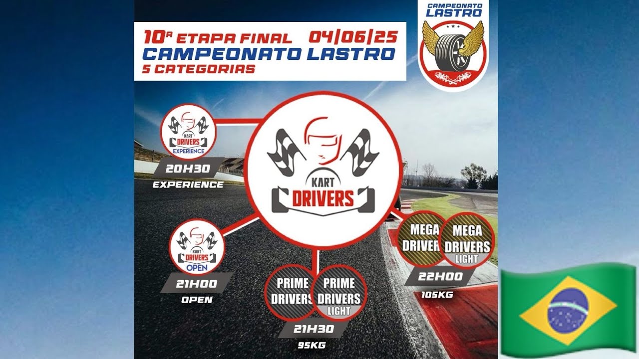 Ao Vivo - Kart Drivers - 04/06/2025