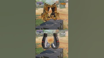 Free Vs Paid Epic Prizefighters in CODM 👀 #codm #shortvideo