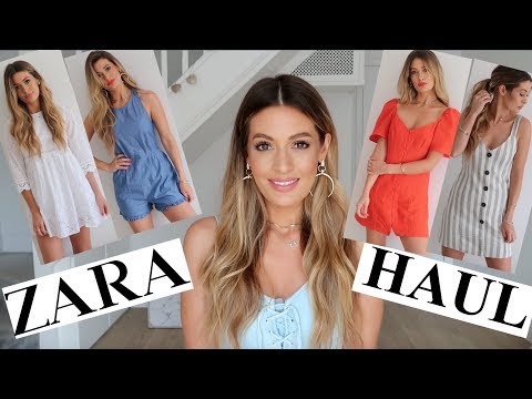 HUGE ZARA HAUL UNBOXING TRY ON AND GIVEAWAY