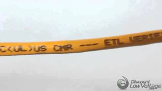 Hyperline Cat 5e 350 MHz 4pr 24awg Unshielded Riser Orange (1,000 ft)