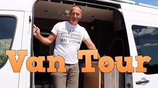 VAN TOUR - Greg Virgoe's Sprinter Self Build Campervan