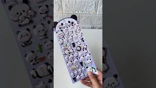 Cutest Panda Deco Stickers🌷✨🎀🐼 #trending #panda #decor #sticker #cute #mini #journaling #kawaii