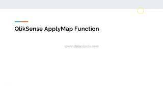 96 Qlik Sense ApplyMap Function to Lookup values from Different Table