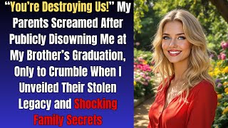 At My Brother’s Graduation, My Parents Disowned Me—Then Screamed When I Unveiled Their Secret