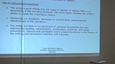 Writing Rubric Training