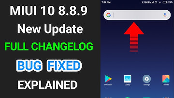MIUI 10 - 8.8.9 New Beta Update Released Full Change Log | Download LINK