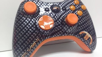 Custom Marc Gaming Carbon Fiber Xbox 360 Controller