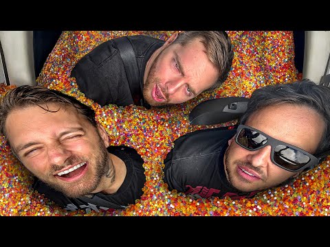 filling a CAR with 5 MILLION orbeez (illegal)