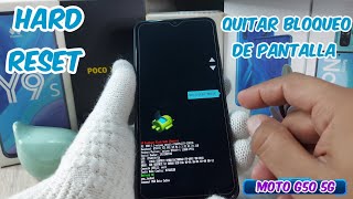 Motorola Moto G50 5g / Hard Reset o Formatear Quitar Bloqueo De Pantalla