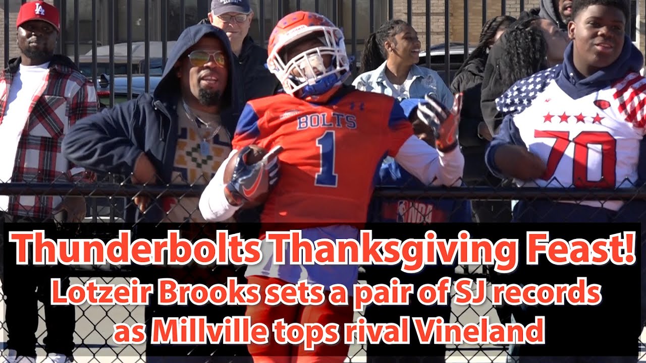 Millville 65 Vineland 0 | Thanksgiving Football | Lotzeir Brooks