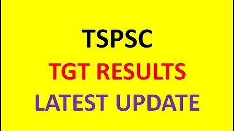 TSPSC TGT RESULTS LATEST UPDATE |CERTIFICATE VERIFICATION | BIOLOGICAL SCIENCE AND SANSKRIT