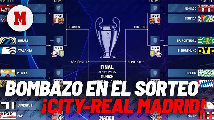 Bombazo en el sorteo de Playoffs de Champions: ¡Manchester City-Real Madrid! I MARCA