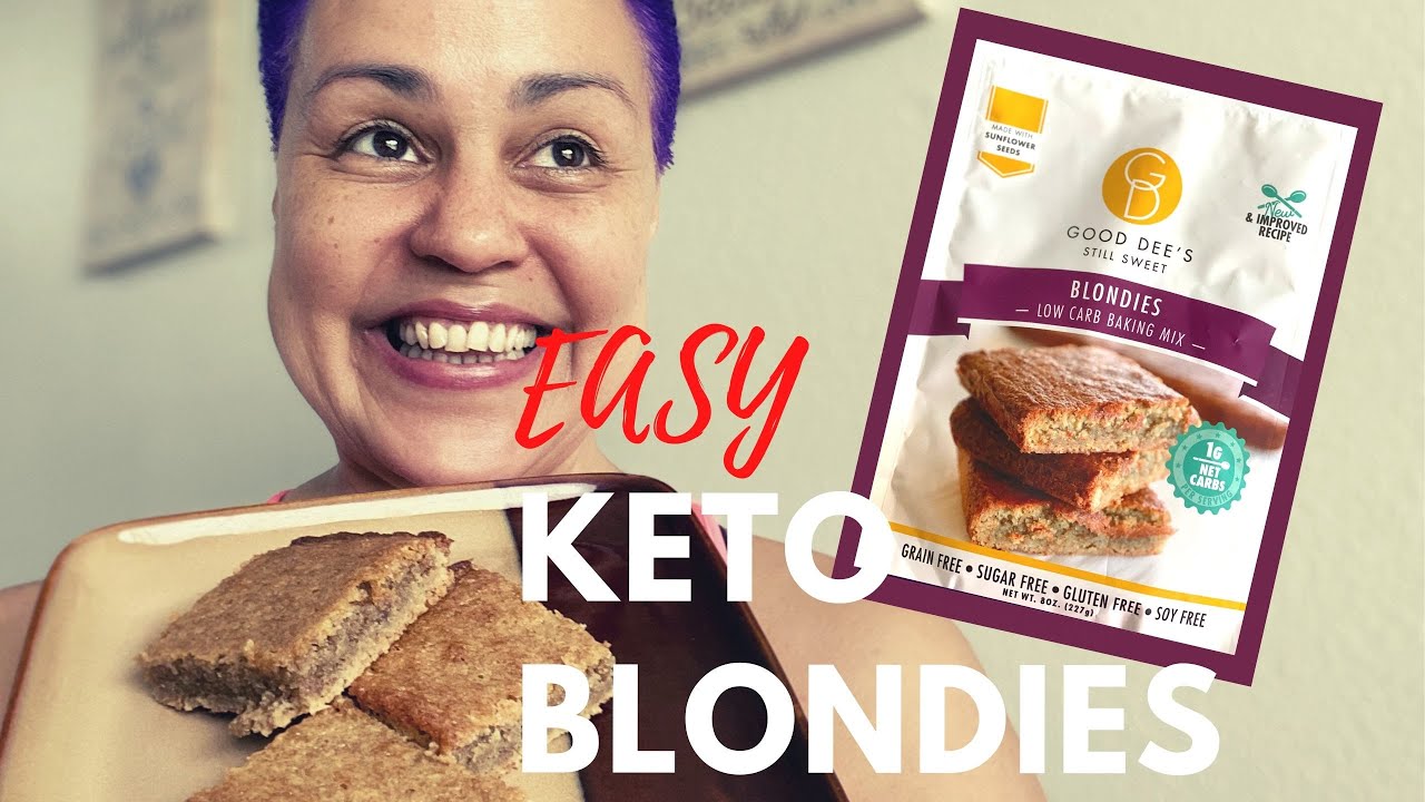 KETO BLONDIES BROWNIES! | Simple Ingredients! | Good Dee's Product