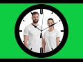 Copyright free Green screen wall clock effect video | clock video for creative wishes