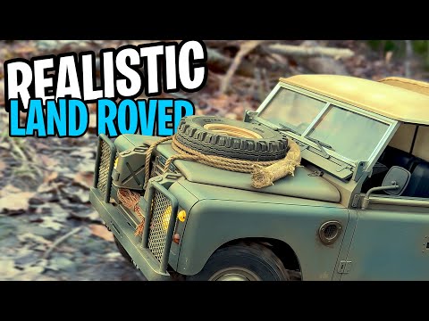 1/10 Scale Rc Crawler Land Rover Classic Trophy 4x4 Offroad