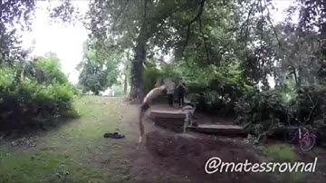 STANDING DOUBLE BACK FLIP FIRST IN WORLD ON GRASS