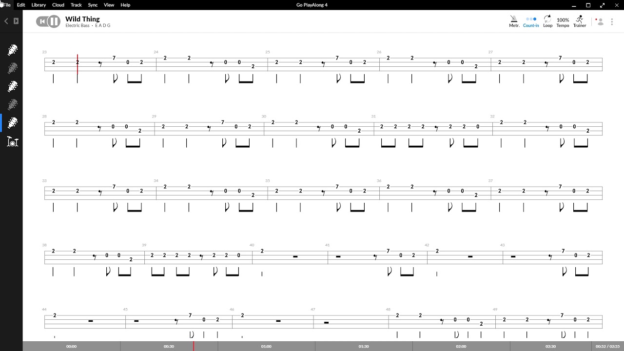 The Troggs Wild Thing Bass Tabs Play Along YouTube