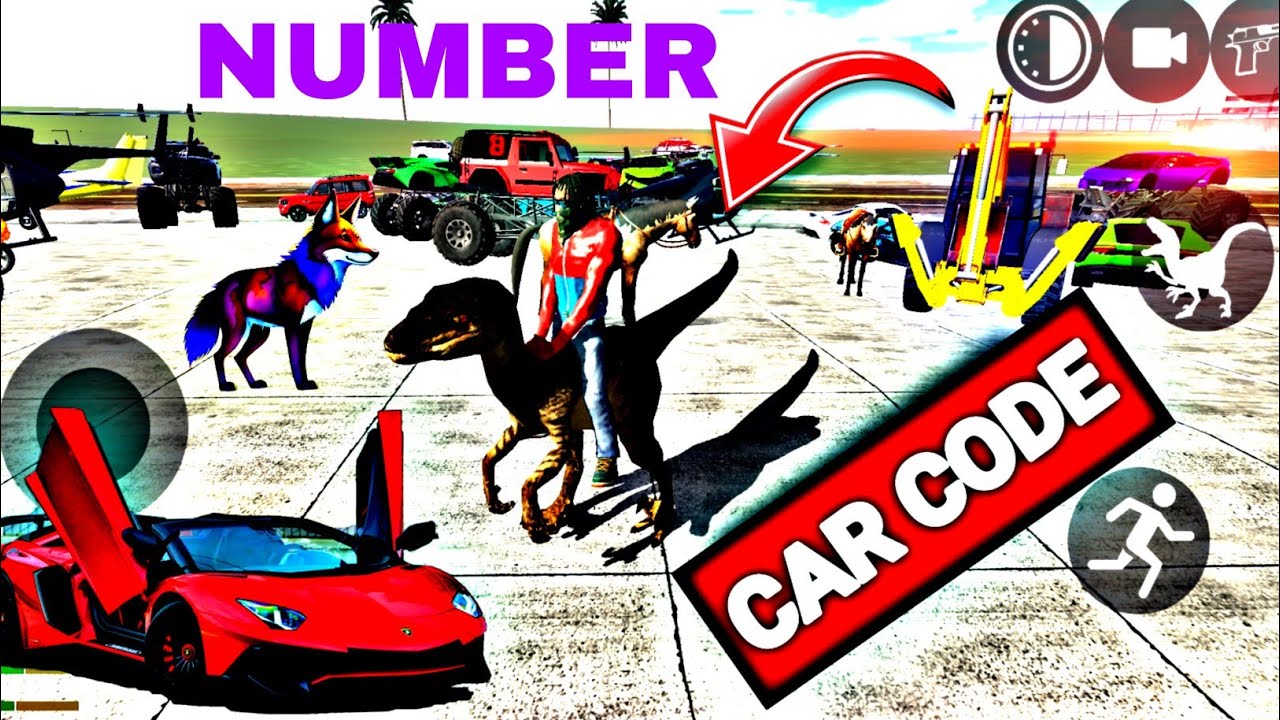 Indian Bikes Driving 3D Super Car 🚗 And Animals 🦒 Code Number 🤯| Biplob ...