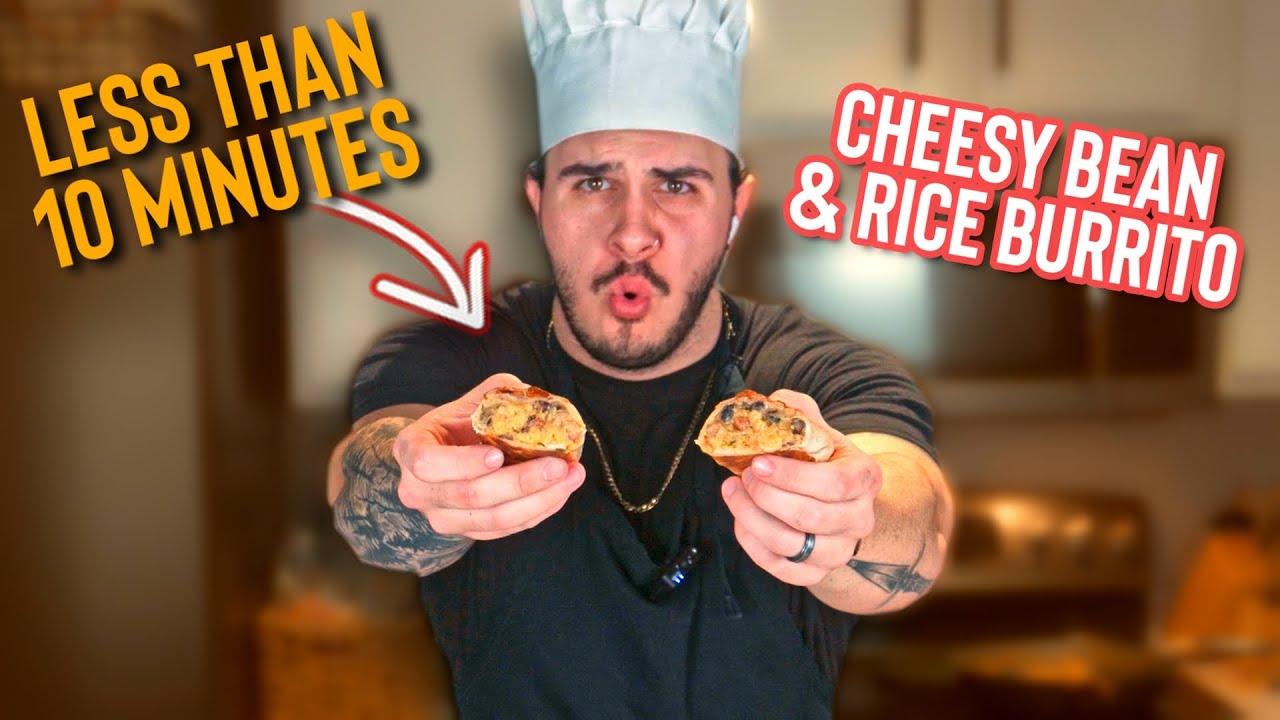 THE BEST BEAN BURRITOS YOU WILL EVER MAKE!! (Quick & Easy) YouTube