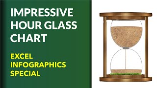 Impressive Hour Glass (Sand Timer) Chart in Excel - Excel Infographics