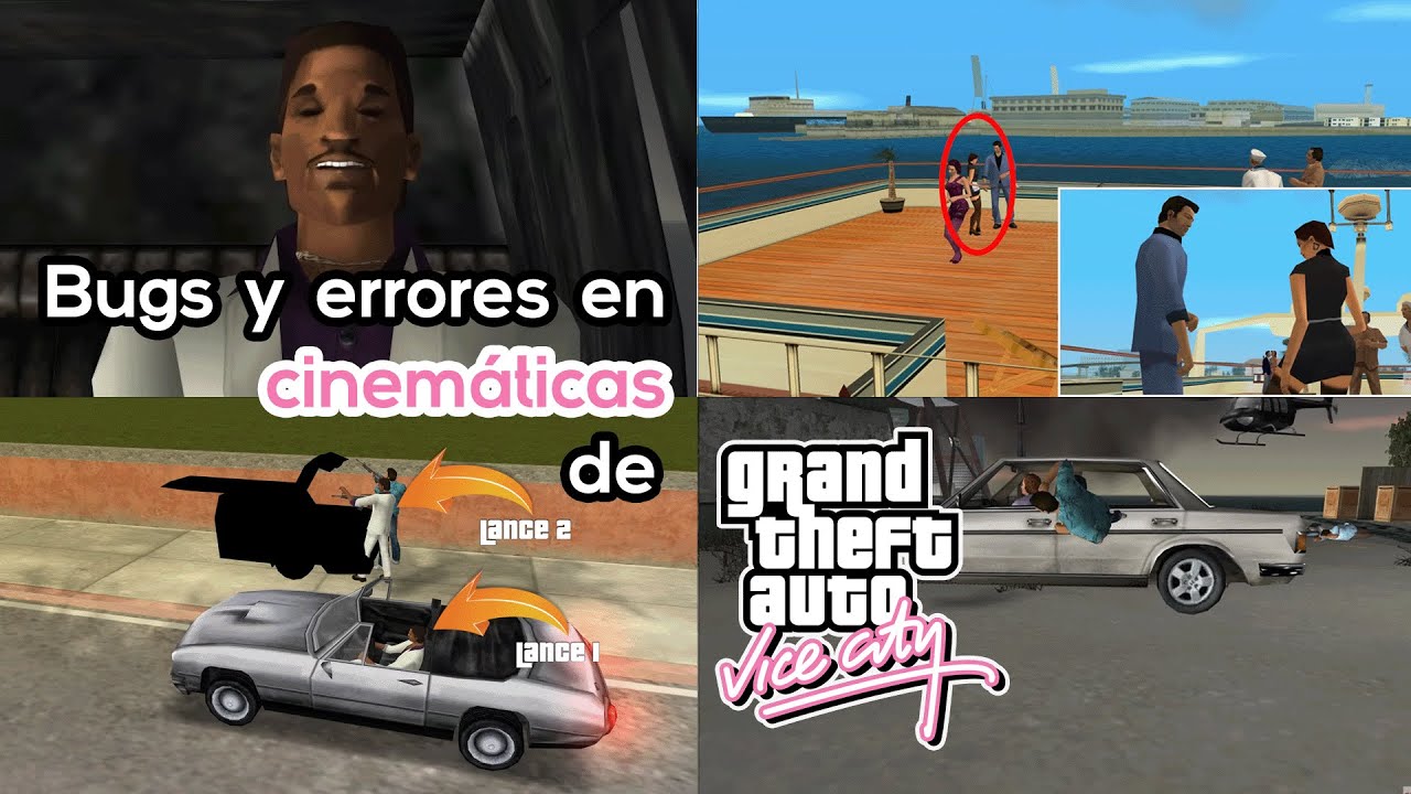Errores y Bugs En Cinemáticas De GTA Vice City Loquendo