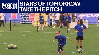 Kids play at LA Stadium after 2026 FIFA World Cup matches in Los Angeles