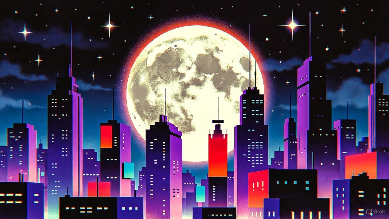 Feel the Moon — Neon Noir Chillwave • Atmospheric Night Journey