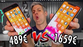 Monsieur Grrr [Fr] Vidéos iPhone SE 2020 (489€) VS iPhone 11 Pro Max (1659€)