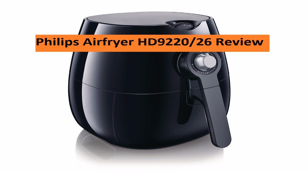 Philips Airfryer HD9220/26 Review YouTube