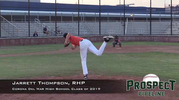Jarrett Thompson Prospect Video, RHP, Corona Del M...