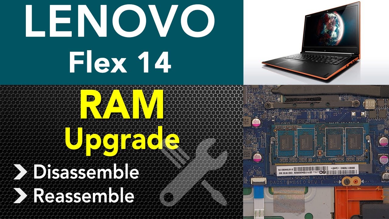 Lenovo Ideapad Flex 14 Ram Upgrade, STEP By STEP - YouTube