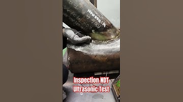 Inspection NDT Ultrasonic Test T.K.Y Pipe 8" To Pipe 12" #inspection #inspector #weld #shorts